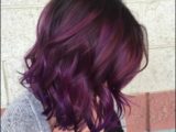 Purple Highlights In Brown Hair